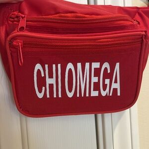 BRAND NEW CHI OMEGA BELT BAG/CROSS BODY PURSE